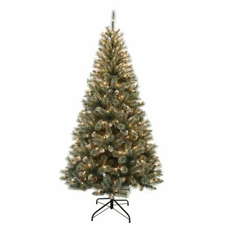 GOLDENGIFTS 7 ft. Full Incandescent 400 Lights Cashmere Christmas Tree GO2740227